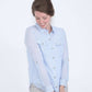 Striped Button Up Blouse - FINAL SALE Tops