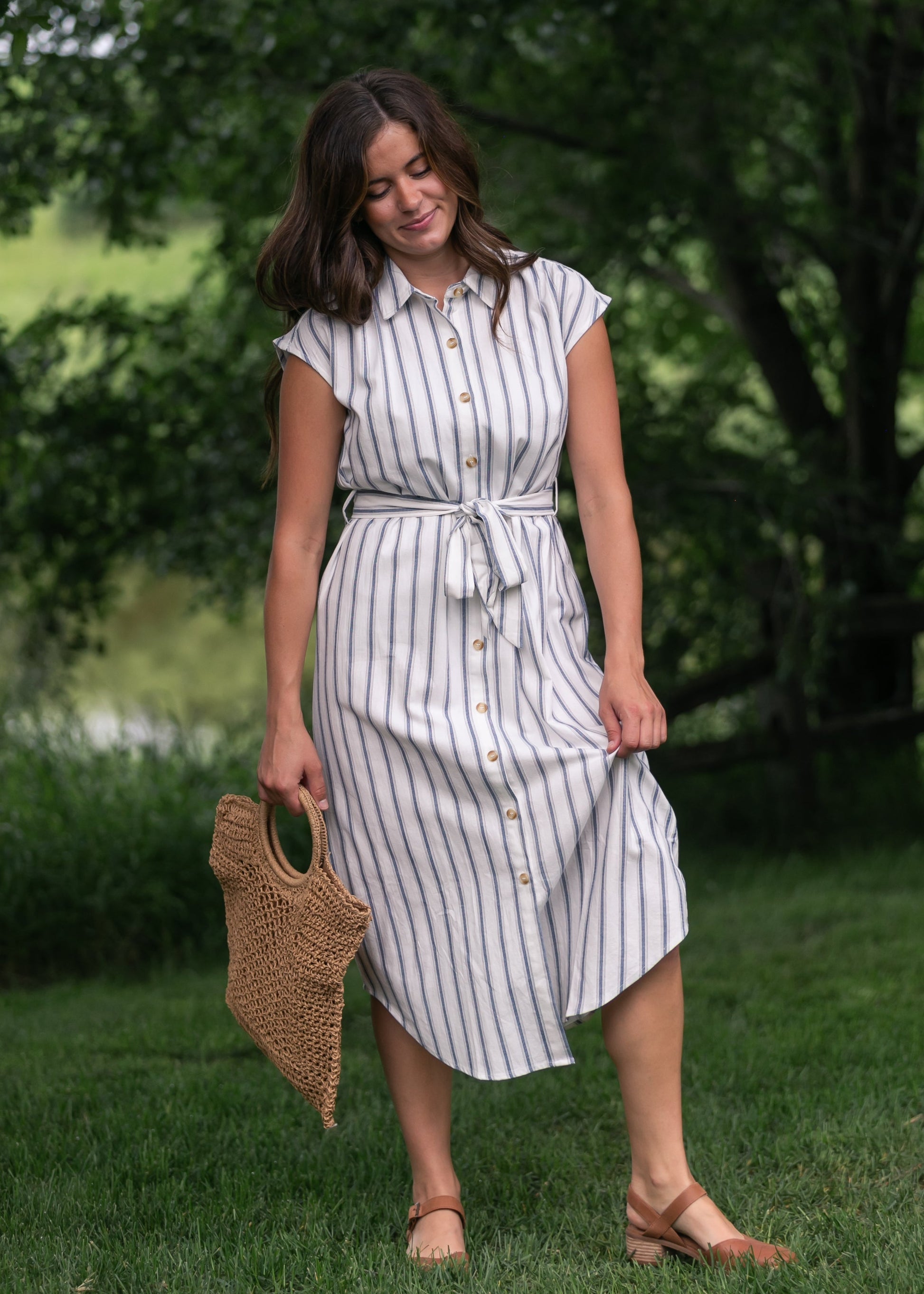 f&f shirt dress FF Denim Tunic Dress