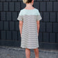 Striped Cotton Midi Dress - FINAL SALE Dresses