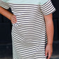 Striped Cotton Midi Dress - FINAL SALE Dresses