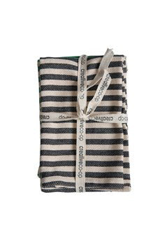 Striped Cotton Tea Towel Set Home & Lifestyle