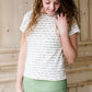 Striped Crew Neck Top - FINAL SALE Tops