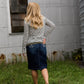 Striped Hooded Pullover Top - FINAL SALE Tops