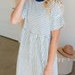 Striped Knit Flutter Sleeve Midi Dress - FINAL SALE Dresses