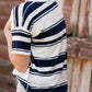 Striped Light Knit Tee - FINAL SALE Tops