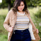 Striped Light Knit Tee - FINAL SALE Tops