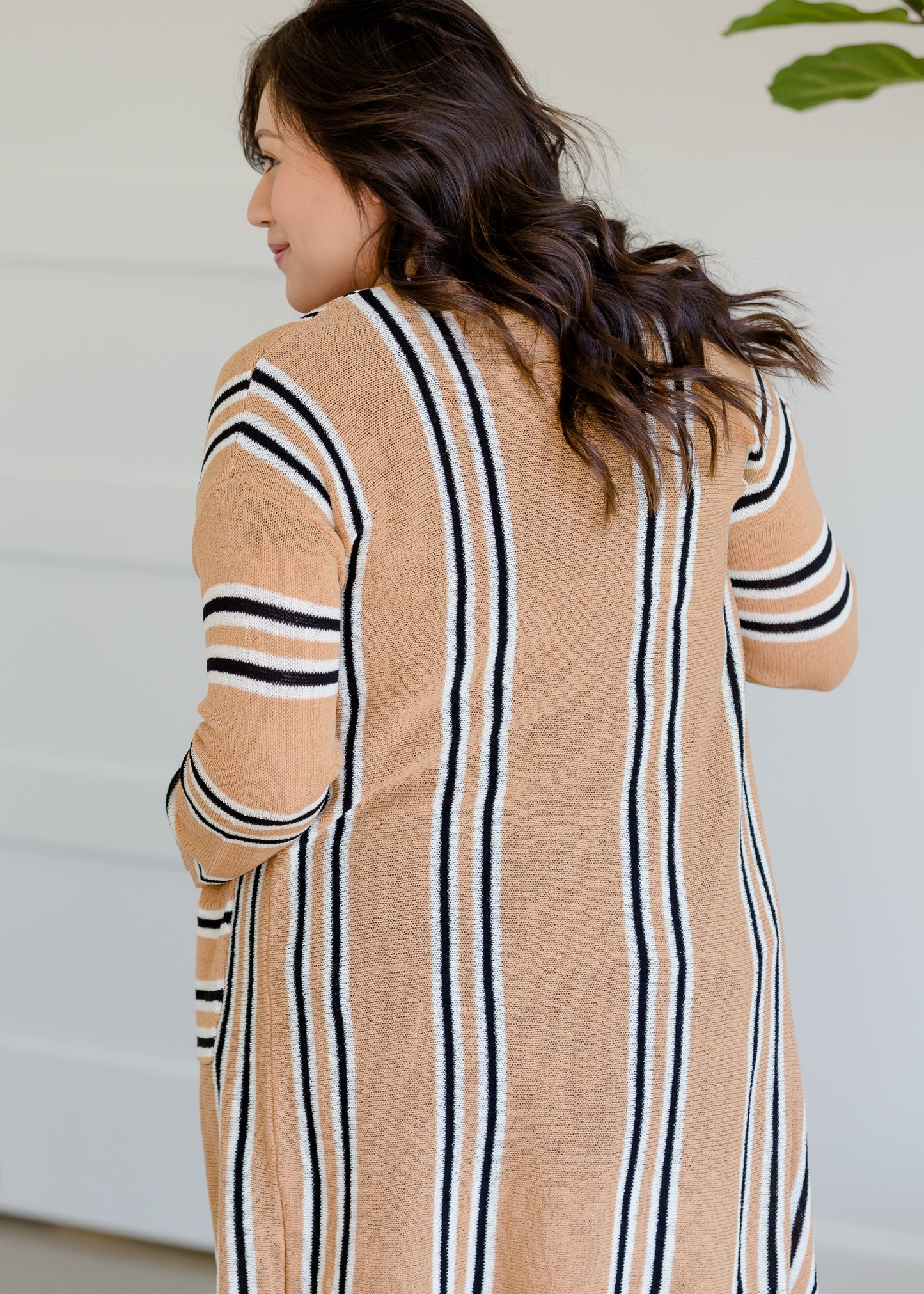 Striped Long Sleeve Cardigan - FINAL SALE Layering Essentials