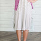 Striped Midi Dress Dresses