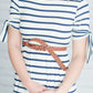 Striped Midi Dress | Tie Sleeve Dresses
