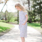 Striped Nautical Pocket Midi Dress Dresses
