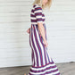 Striped Patriotic Maxi Dresses