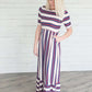 Striped Patriotic Maxi Dresses