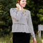 Striped Raglan Embroidered Top - FINAL SALE Tops