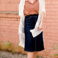 Striped Throw On Cardigan - FINAL SALE Layering Essentials