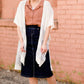 Striped Throw On Cardigan - FINAL SALE Layering Essentials
