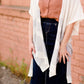 Striped Throw On Cardigan - FINAL SALE Layering Essentials