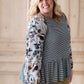 Stripes in Bloom Top - FINAL SALE Tops