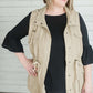 Suede Like Vest Tops