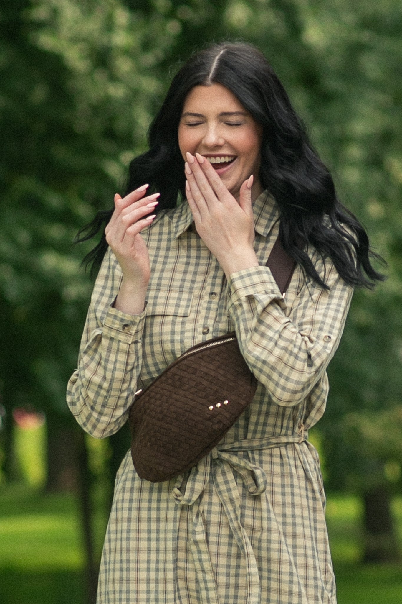 Suede Westlyn Woven Crossbody Bag Accessories