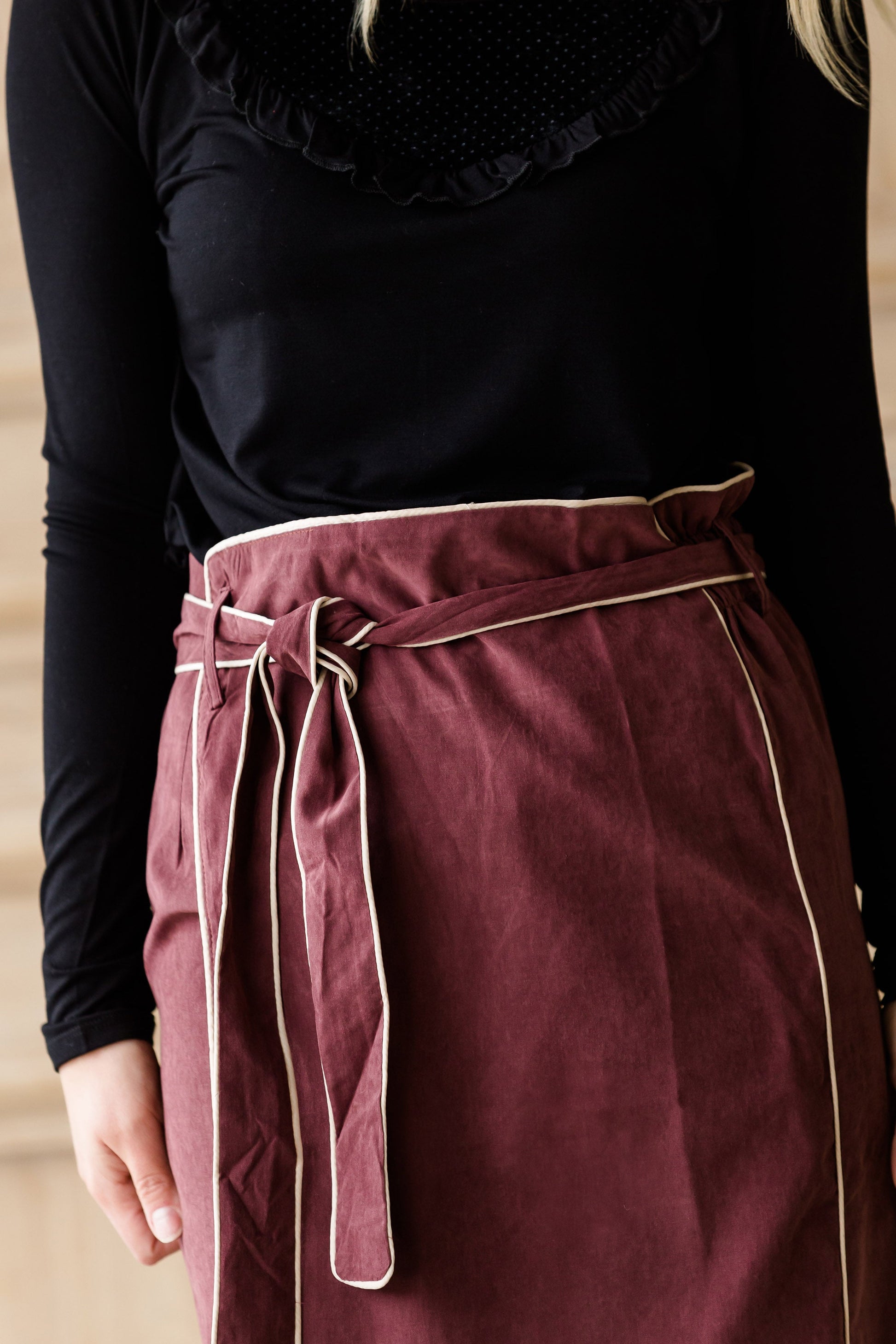 Suede Wrap Midi Skirt - FINAL SALE Skirts