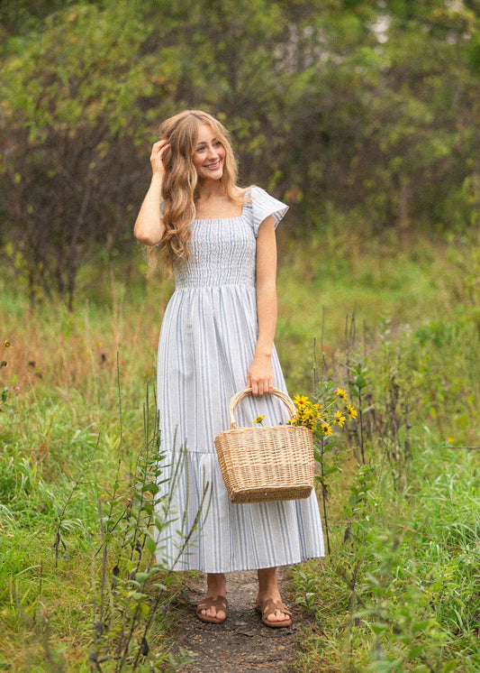 Summer Flutter Sleeve Midi Dress IC Dresses