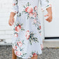 Summer Sky Floral Midi Dress Dresses