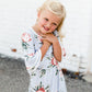 Summer Sky Floral Midi Dress Dresses