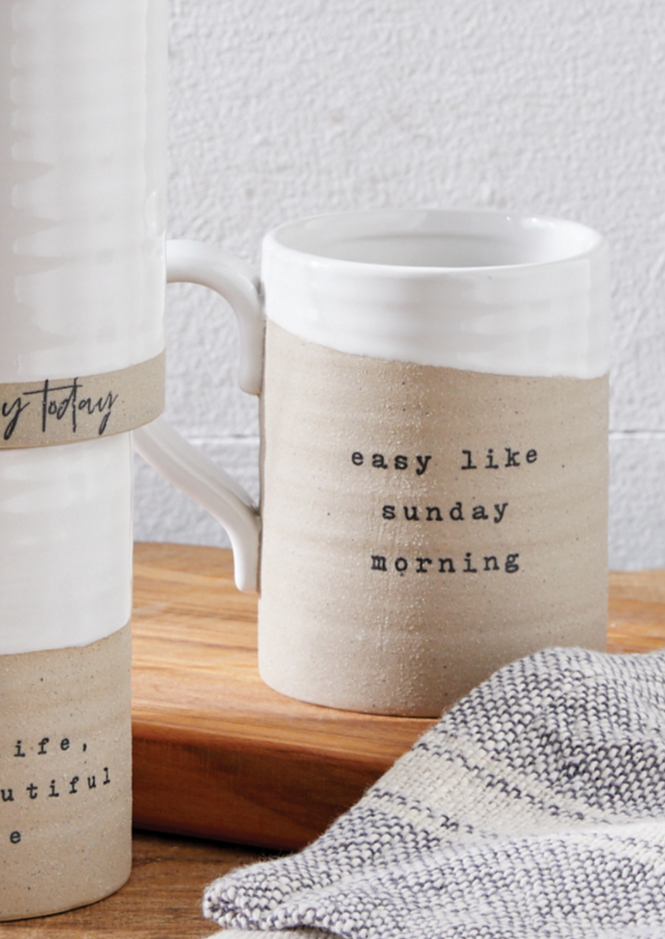 Sunday Stoneware Mug Home & Lifestyle