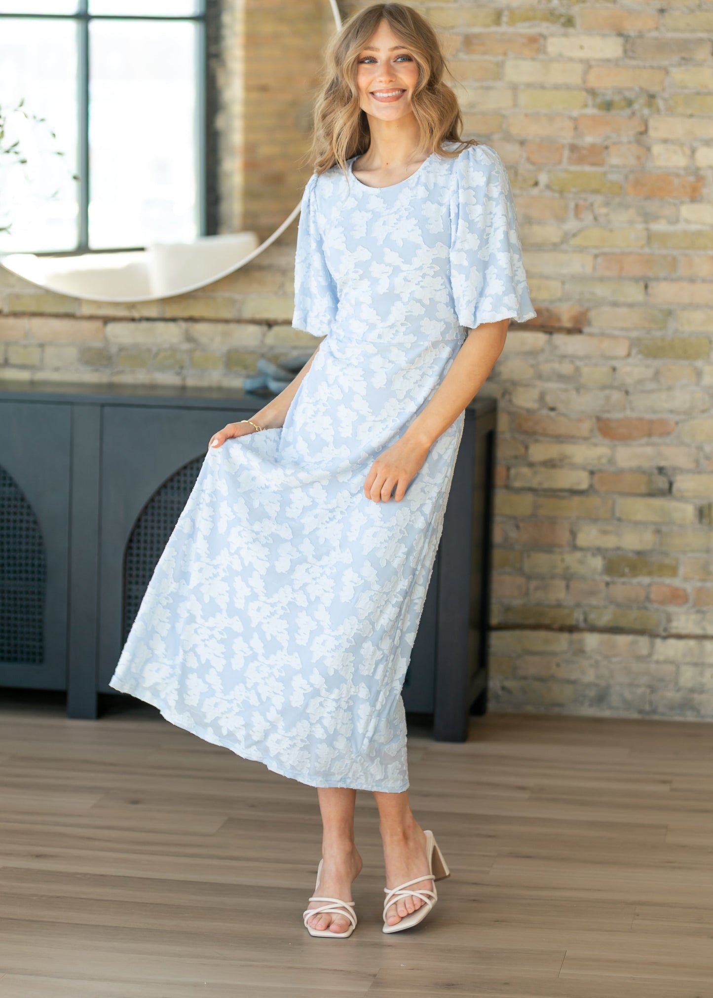 Super Soft Floral Midi Dress FF Dresses