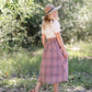 Susie Plaid A-Line Midi Skirt - FINAL SALE IC Skirts