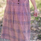 Susie Plaid A-Line Midi Skirt - FINAL SALE IC Skirts