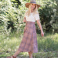Susie Plaid A-Line Midi Skirt - FINAL SALE IC Skirts