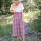 Susie Plaid A-Line Midi Skirt - FINAL SALE IC Skirts