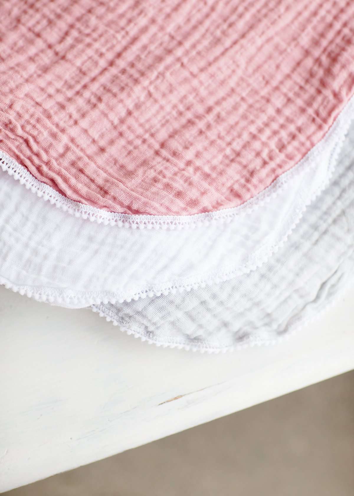 Swaddle Blanket with Pom Trim-FINAL SALE Home & Lifestyle