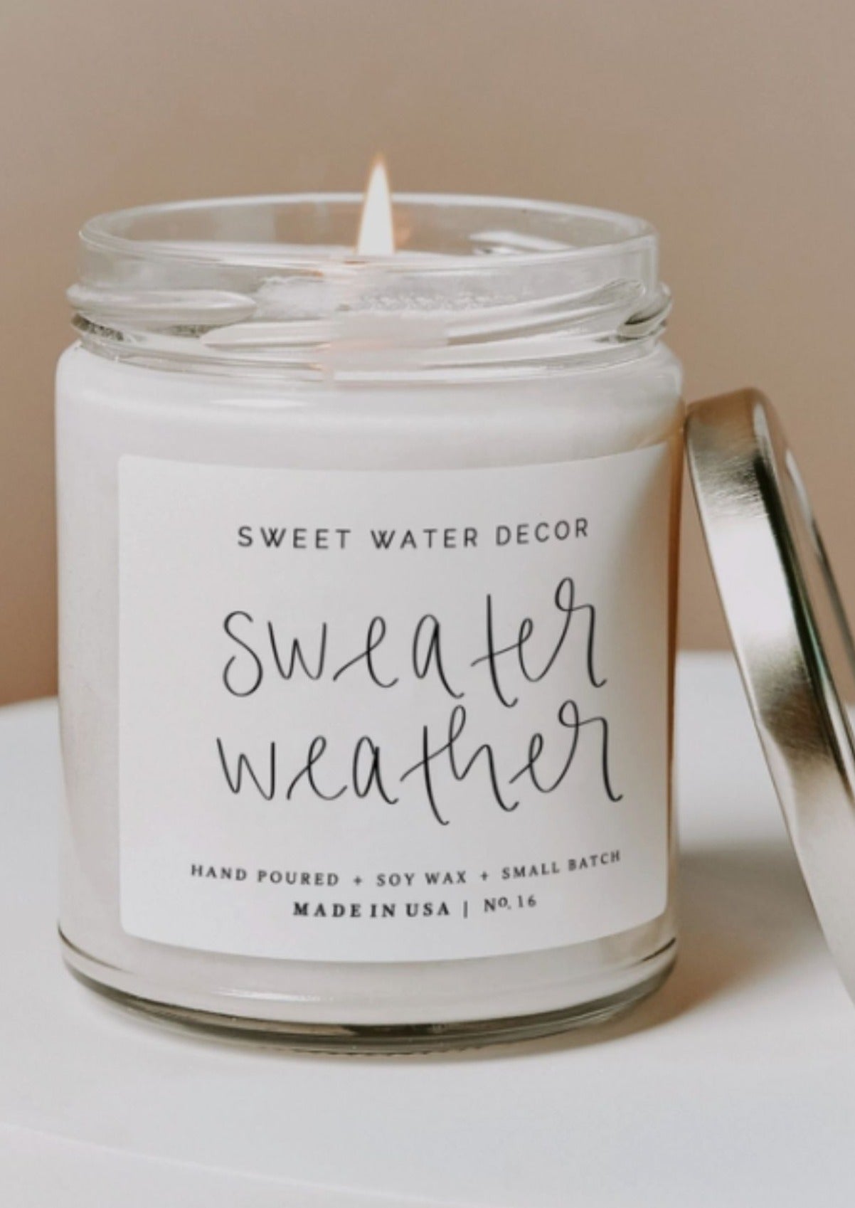 Sweater Weather Scented Soy Candle FF Home + Lifestyle