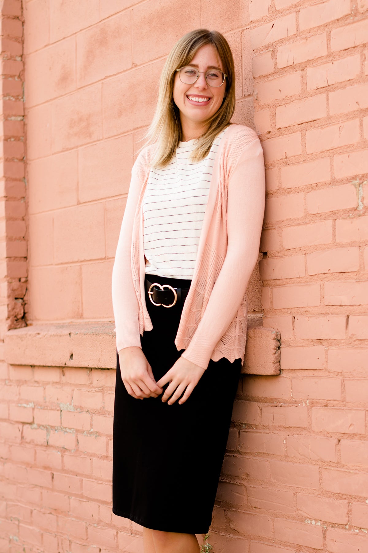 Sweet + Classy Cardigan Layering Essentials Blush / S