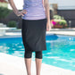 Swim and Sport Skirt Black - FINAL SALE Swimwear