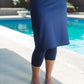 Swim and Sport Skirt Blue - FINAL SALE Swimwear