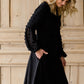 Swiss Dot Knit Midi Dress Dresses