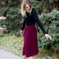 Swiss Dot Midi Skirt Skirts