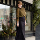 Swiss Dot Smocked Neck Blouse - FINAL SALE Tops