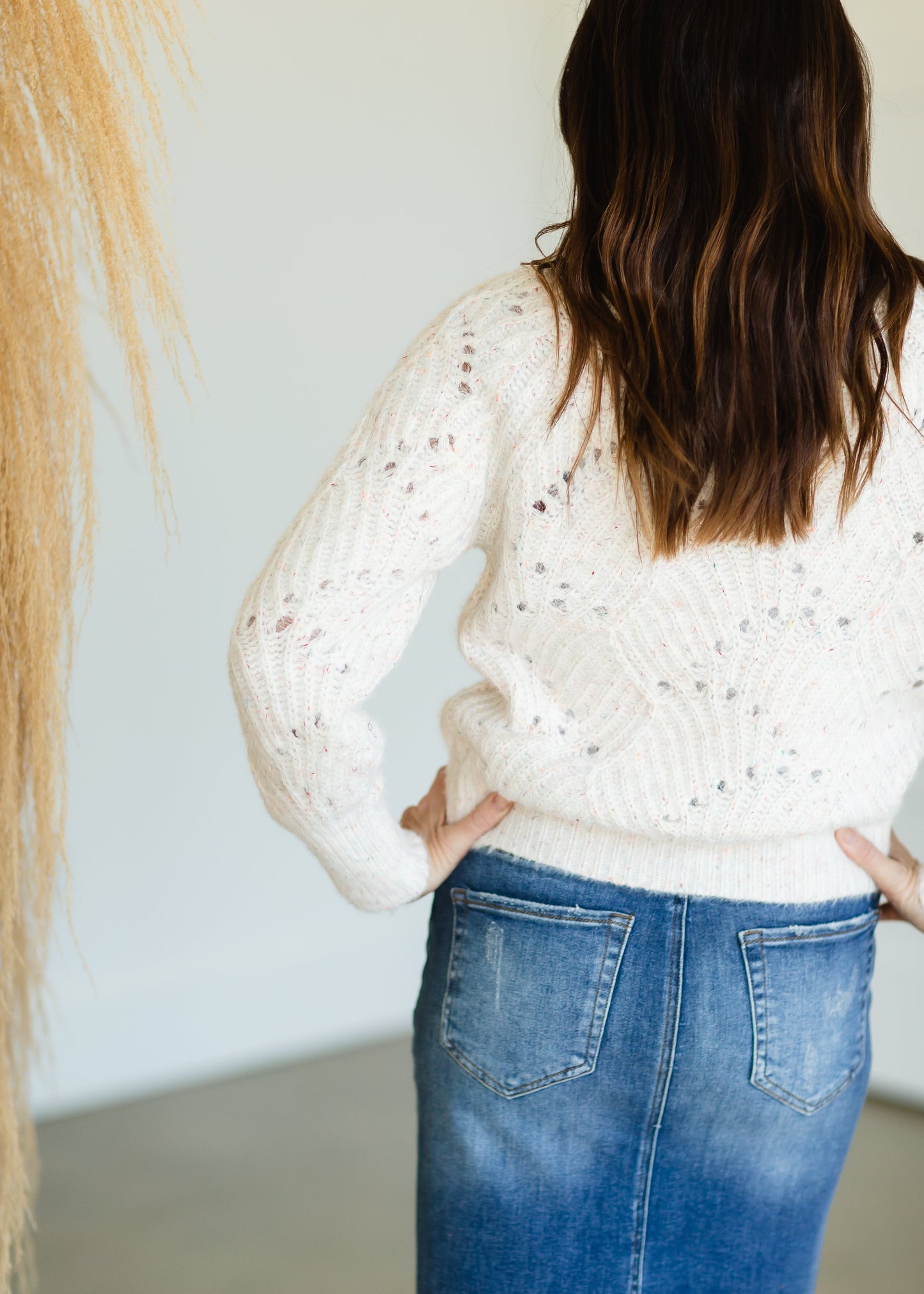 Sylvie Ivory Knit Sweater - FINAL SALE Tops