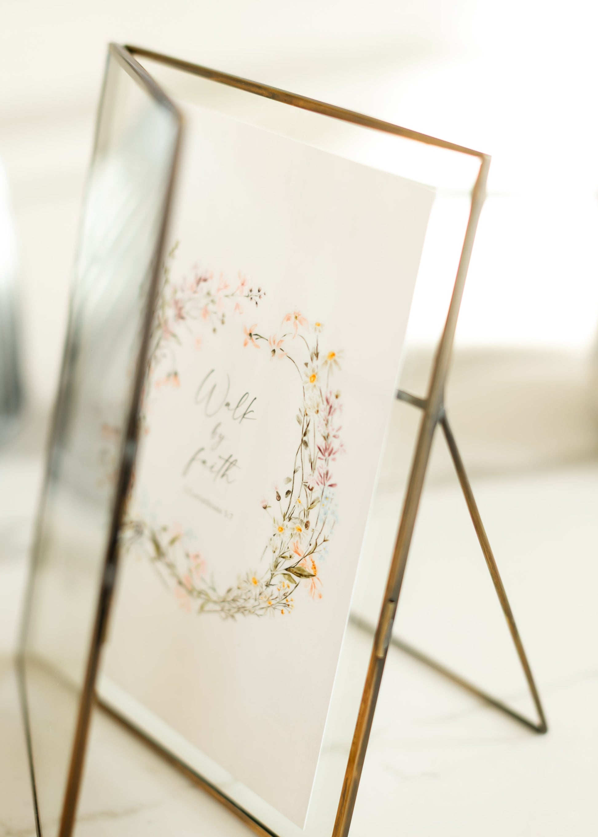 Tabletop Gold Floating Frame Gifts