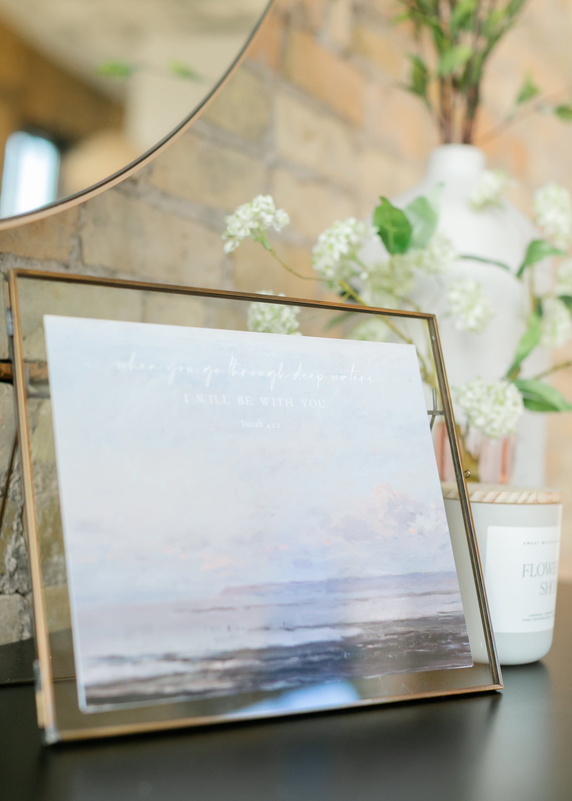 Tabletop Gold Floating Frame Gifts 8 X 10 Horizontal