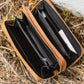 Tan Stitched Double Zipper Wallet Accessories
