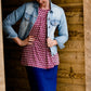 Tassel Tie Back Top Tops