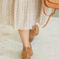 Tassle Tie Ruffle Hem Midi Dress - FINAL SALE Dresses