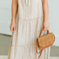 Tassle Tie Ruffle Hem Midi Dress - FINAL SALE Dresses