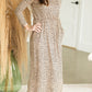 Taupe Animal Print Maxi Dress - FINAL SALE Dresses