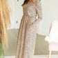 Taupe Animal Print Maxi Dress - FINAL SALE Dresses